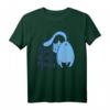Lustiges Katzen T-Shirt mit Spruch 'Mir doch egal, miau..' – Humorvolles Tiermotiv für Katzenliebhaber