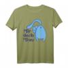 Lustiges Katzen T-Shirt mit Spruch 'Mir doch egal, miau..' – Humorvolles Tiermotiv für Katzenliebhaber