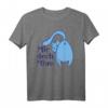 Lustiges Katzen T-Shirt mit Spruch 'Mir doch egal, miau..' – Humorvolles Tiermotiv für Katzenliebhaber