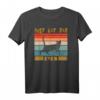 Retro Vintage Best Cat Dad Ever Spruch Katze Papa Geschenk T-Shirt – Perfektes Geschenk für Katzenliebhaber, Vater, Ehemann & Freunde zu Geburtstag, Vatertag & Weihnachten