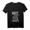 Damen Igitt Menschen Katze Spruch T-Shirt mit V-Ausschnitt – Lustiges Statement für Katzenliebhaber und humorvolle Frauen