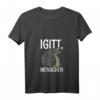 Damen Igitt Menschen Katze Spruch T-Shirt mit V-Ausschnitt – Lustiges Statement für Katzenliebhaber und humorvolle Frauen