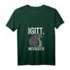Damen Igitt Menschen Katze Spruch T-Shirt mit V-Ausschnitt – Lustiges Statement für Katzenliebhaber und humorvolle Frauen