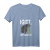 Damen Igitt Menschen Katze Spruch T-Shirt mit V-Ausschnitt – Lustiges Statement für Katzenliebhaber und humorvolle Frauen