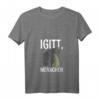 Damen Igitt Menschen Katze Spruch T-Shirt mit V-Ausschnitt – Lustiges Statement für Katzenliebhaber und humorvolle Frauen