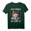 Kaffee Morgenmuffel Mitarbeiter Spruch Lustig Katze Geschenk T-Shirt – Witziges Ironisches Statement für Morgenmuffel, Büro & Teenager