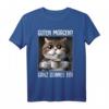 Kaffee Morgenmuffel Mitarbeiter Spruch Lustig Katze Geschenk T-Shirt – Witziges Ironisches Statement für Morgenmuffel, Büro & Teenager