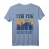 Lustiges Pew Pew Madafakas Vintage Crazy Cat T-Shirt - Witziges Geschenk für Katzenliebhaber und Meme-Fans