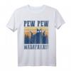 Lustiges Pew Pew Madafakas Vintage Crazy Cat T-Shirt - Witziges Geschenk für Katzenliebhaber und Meme-Fans