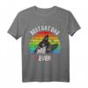 Best Cat Dad Ever T-Shirt - Lustiges Katzenliebhaber Design für Katzenpapa & Tierfreunde, Vintage Retro Look