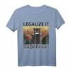 Legalize it Madafakas Kiffer T-Shirt - Lustiges Gras & 420 Geschenk für Männer, Frauen, Herren & Damen zum Geburtstag & Weihnachten