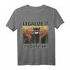Legalize it Madafakas Kiffer T-Shirt - Lustiges Gras & 420 Geschenk für Männer, Frauen, Herren & Damen zum Geburtstag & Weihnachten