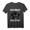 Lustiges Katzen Spruch T-Shirt – Für Morgenmuffel, Schichtarbeiter & Teenager, Witziges Geschenk für Freunde & Kollegen