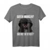 Lustiges Katzen Spruch T-Shirt – Für Morgenmuffel, Schichtarbeiter & Teenager, Witziges Geschenk für Freunde & Kollegen