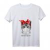 Damen T-Shirt mit Katze und Abstand halten Schutzmaske - Lustiges V-Ausschnitt Shirt für Frauen, perfekte Geschenkidee für jeden Anlass