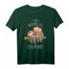 Lustiges Kinder Schlafshirt mit süßer Katze und Faultier – Bequemer Pyjama für Babys, Kinder, Damen und Herren, perfekt als Geschenk