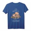 Lustiges Kinder Schlafshirt mit süßer Katze und Faultier – Bequemer Pyjama für Babys, Kinder, Damen und Herren, perfekt als Geschenk