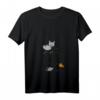 Damen T-Shirt mit ironischem Spruch: Ich bin so süß. Find' ich nicht. Ich auch nicht. Vogel, Maus & Katze - Witziges Statement-Shirt für Tierliebhaber