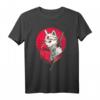 Samurai Japan Geschenk Tier Ninja Katze T-Shirt – Perfekt für Anime-, Manga- und Katzenliebhaber zu Weihnachten & Geburtstag