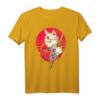 Samurai Japan Geschenk Tier Ninja Katze T-Shirt – Perfekt für Anime-, Manga- und Katzenliebhaber zu Weihnachten & Geburtstag