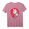 Samurai Japan Geschenk Tier Ninja Katze T-Shirt – Perfekt für Anime-, Manga- und Katzenliebhaber zu Weihnachten & Geburtstag