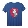 Samurai Japan Geschenk Tier Ninja Katze T-Shirt – Perfekt für Anime-, Manga- und Katzenliebhaber zu Weihnachten & Geburtstag