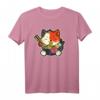 Japanisches Anime Kawaii Ramen Nudeln Katze T-Shirt für Männer, Frauen & Kinder – Süße Tier-Designs für Anime-Fans und Kawaii-Liebhaber