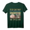 Bester Katzenpapa Katzenliebhaber T-Shirt - Lustiges Geschenk für Vatertag, Weihnachten & Geburtstag für Katzenvater & Tierliebhaber