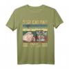 Bester Katzenpapa Katzenliebhaber T-Shirt - Lustiges Geschenk für Vatertag, Weihnachten & Geburtstag für Katzenvater & Tierliebhaber