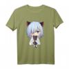 Kawaii Anime Neko Katze Mädchen Manga Otaku T-Shirt – Süßes Cosplay Outfit für Anime Fans & Japan Kultur Liebhaber