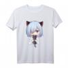 Kawaii Anime Neko Katze Mädchen Manga Otaku T-Shirt – Süßes Cosplay Outfit für Anime Fans & Japan Kultur Liebhaber