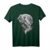 Süße Katze mit Mond - Lustiges Katzen T-Shirt für Tierliebhaber & Humorfreunde
