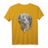 Süße Katze mit Mond - Lustiges Katzen T-Shirt für Tierliebhaber & Humorfreunde