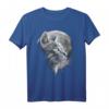 Süße Katze mit Mond - Lustiges Katzen T-Shirt für Tierliebhaber & Humorfreunde
