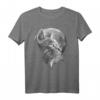 Süße Katze mit Mond - Lustiges Katzen T-Shirt für Tierliebhaber & Humorfreunde