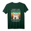 Morgenmuffel Kaffee Katze T-Shirt - Lustiges Büro Humor Design mit Ironie & Sarkasmus für Kollegen & Freunde