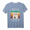 Morgenmuffel Kaffee Katze T-Shirt - Lustiges Büro Humor Design mit Ironie & Sarkasmus für Kollegen & Freunde