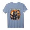 Heavy Meowtal Katze Heavy Metal Musik Lustiges T-Shirt - Witziges Geschenk für Metalheads, Drummer & Katzenliebhaber für Konzert, Festival & Geburtstag