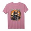 Heavy Meowtal Katze Heavy Metal Musik Lustiges T-Shirt - Witziges Geschenk für Metalheads, Drummer & Katzenliebhaber für Konzert, Festival & Geburtstag