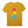 Pansexuelle Katze in Flaggenfarben T-Shirt – Perfektes Pride-Parade-Design für LGBTQ+ Verbündete und Katzenliebhaber
