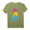 Pansexuelle Katze in Flaggenfarben T-Shirt – Perfektes Pride-Parade-Design für LGBTQ+ Verbündete und Katzenliebhaber