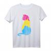 Pansexuelle Katze in Flaggenfarben T-Shirt – Perfektes Pride-Parade-Design für LGBTQ+ Verbündete und Katzenliebhaber