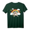 Katzenbesitzer Katzenfreund Regenbogen Dabbing Katze T-Shirt - Perfekt für Tierliebhaber und Katzenfans