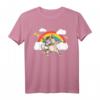 Katzenbesitzer Katzenfreund Regenbogen Dabbing Katze T-Shirt - Perfekt für Tierliebhaber und Katzenfans