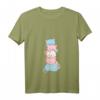 Damen Trans Stolz Flagge Kawaii Katze Niedlich Transgender T-Shirt mit V-Ausschnitt – Unterstützung & Liebe für LGBTQ+ Community