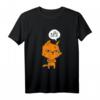 Bevor Du Fragst Nö Lustiges Katzen Spruch T-Shirt - Comic Statement, Witziges Oberteil für Damen, Herren, Kinder & Teenager, Perfekt als Geschenk für Schule, Arbeit & Freizeit
