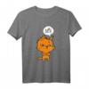 Bevor Du Fragst Nö Lustiges Katzen Spruch T-Shirt - Comic Statement, Witziges Oberteil für Damen, Herren, Kinder & Teenager, Perfekt als Geschenk für Schule, Arbeit & Freizeit