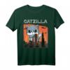 Vintage Catzilla Lustiges Katzen T-Shirt - Retro Style für Katzenliebhaber, Katzenmama & -papa, perfektes Geschenk