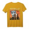 Vintage Catzilla Lustiges Katzen T-Shirt - Retro Style für Katzenliebhaber, Katzenmama & -papa, perfektes Geschenk