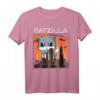 Vintage Catzilla Lustiges Katzen T-Shirt - Retro Style für Katzenliebhaber, Katzenmama & -papa, perfektes Geschenk